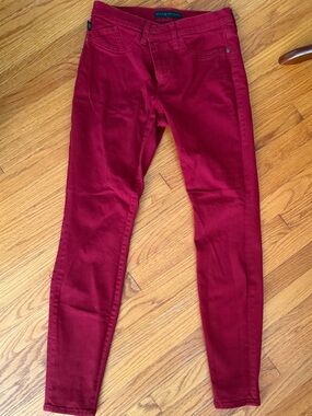 Rock & Republic Burgundy Skinny Jeans